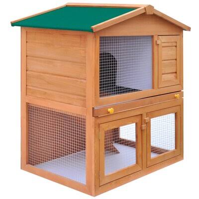 Rabbit Hutch with Ramp N48650