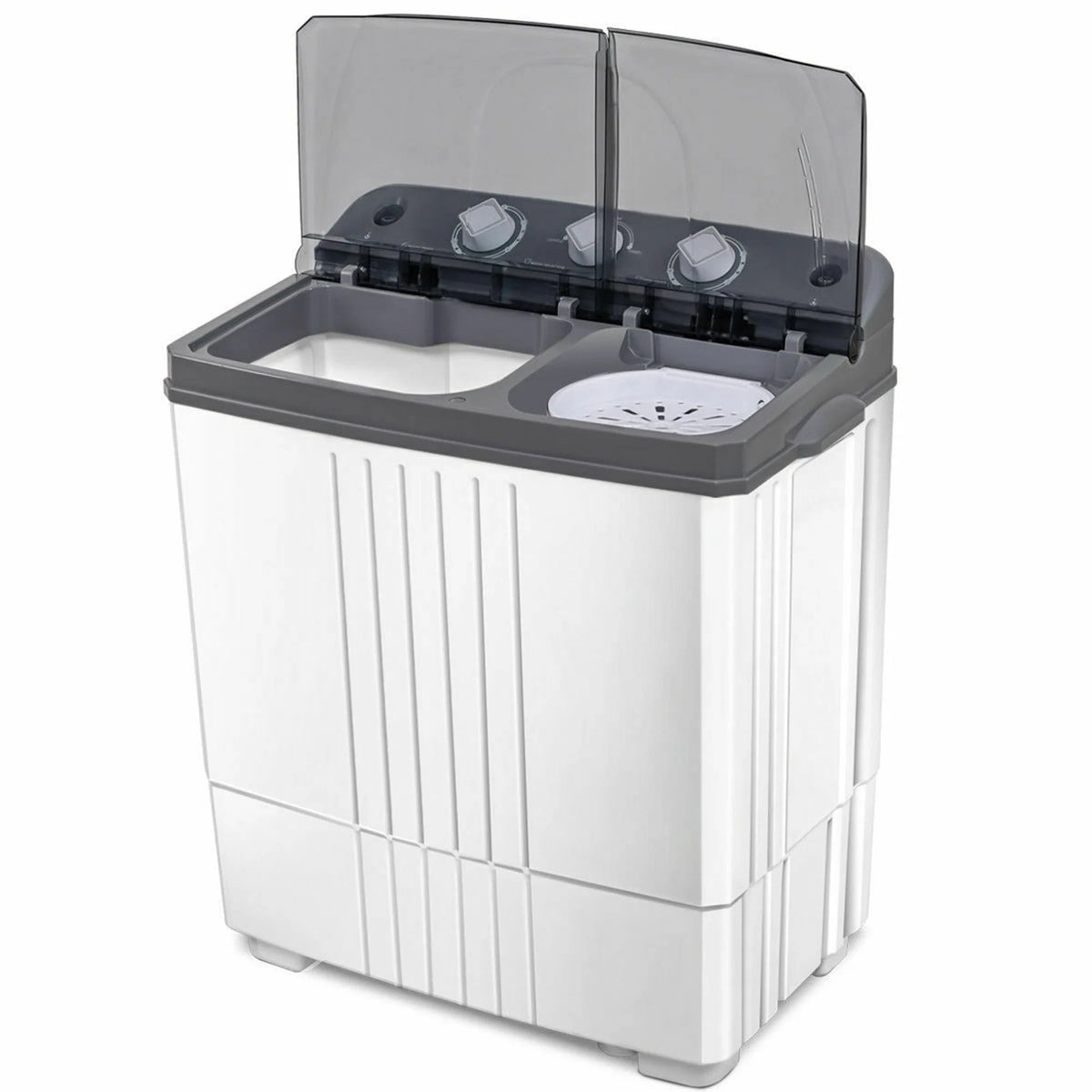 20 lbs Capacity Portable Twin Tub Washer Spinner H70691