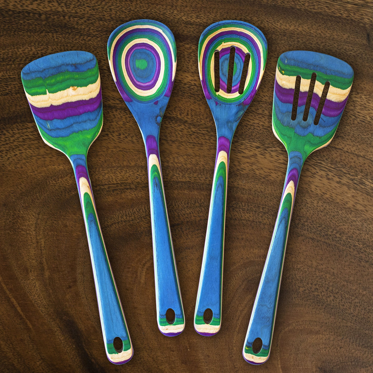 4 Piece Wooden Cooking Utensil Set I8045