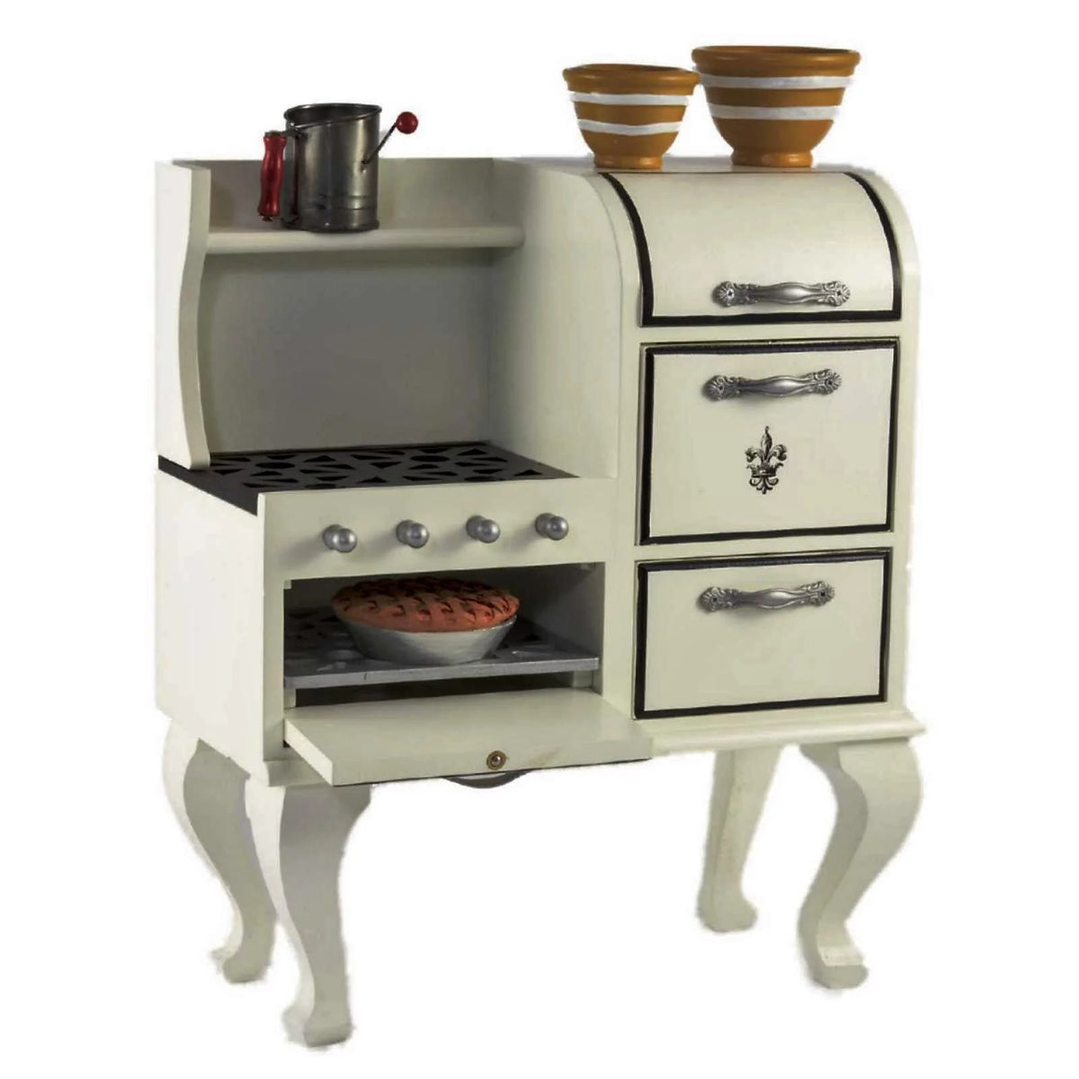 18 inch Doll Wooden Cook Stove & Oven G2794