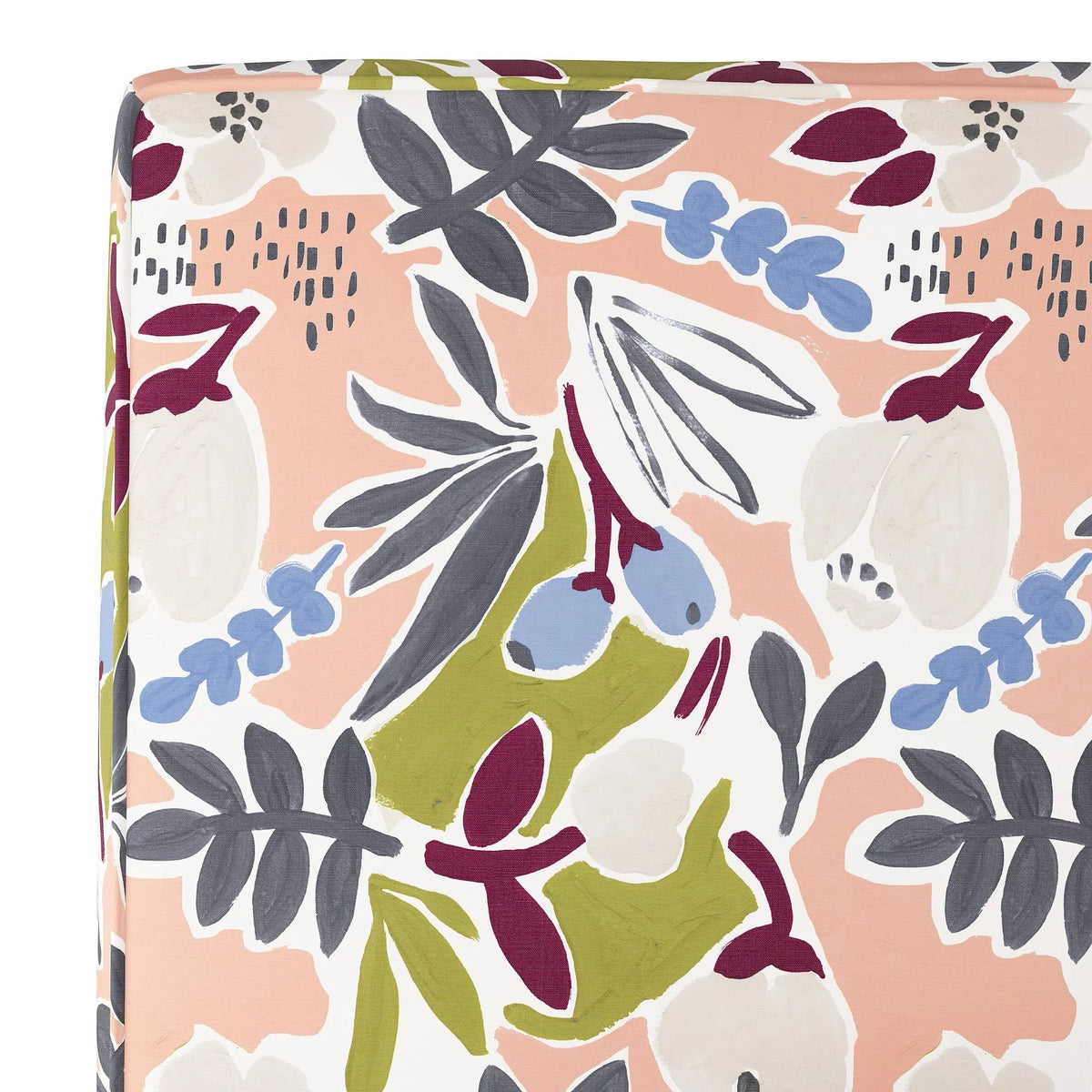 California King Headboard Peach Floral J18510