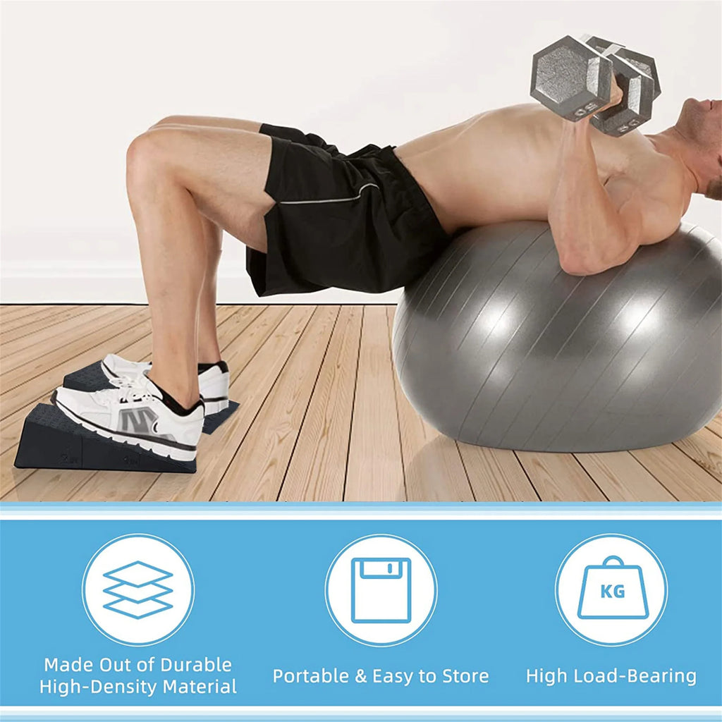 Squat Wedge Blocks Non-slip Calf Raise Platform X216905