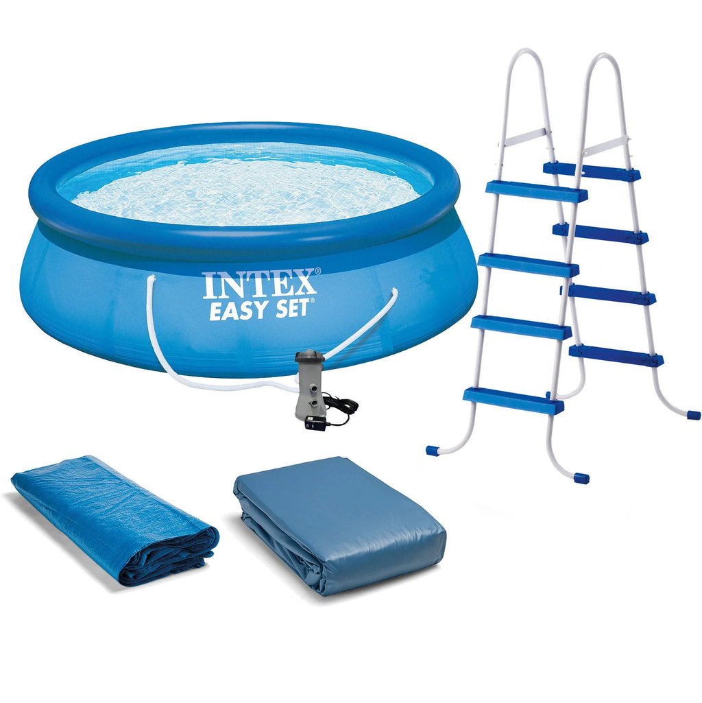 15 x 48 Inflatable Pool with Ladder and Pump A19560
