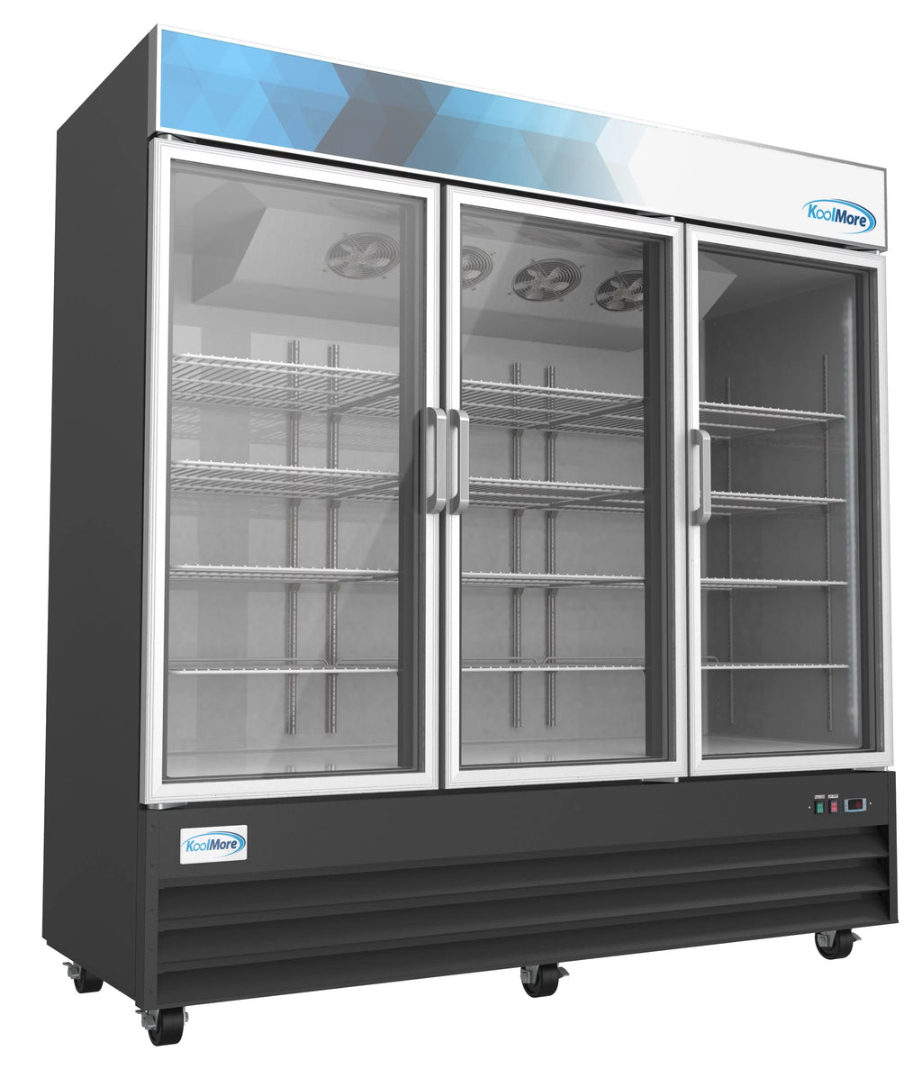 78 in. Three Glass-Door Merchandiser Refrigerator D544