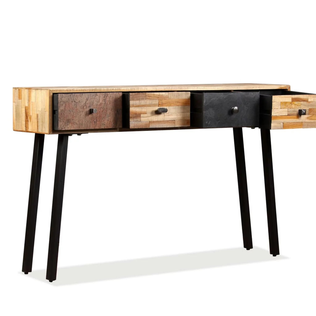 Solid Reclaimed Teak Console Table K248