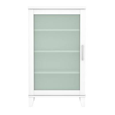 White Accent Cabinet W166