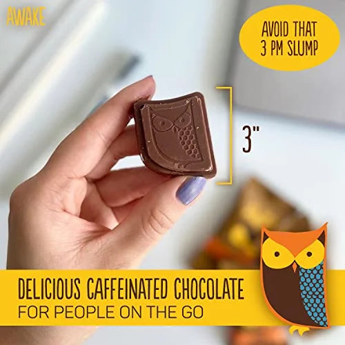 Caffeinated Chocolate Bites Caramel Gluten Free 50 Bites L66147