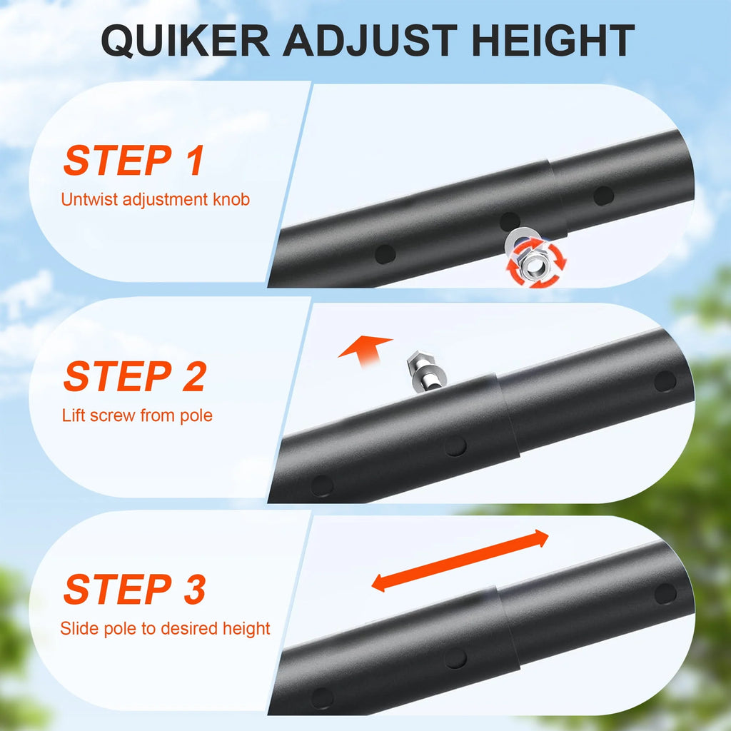 Portable Basketball Hoop with Wheels Height Adjustable Q15513