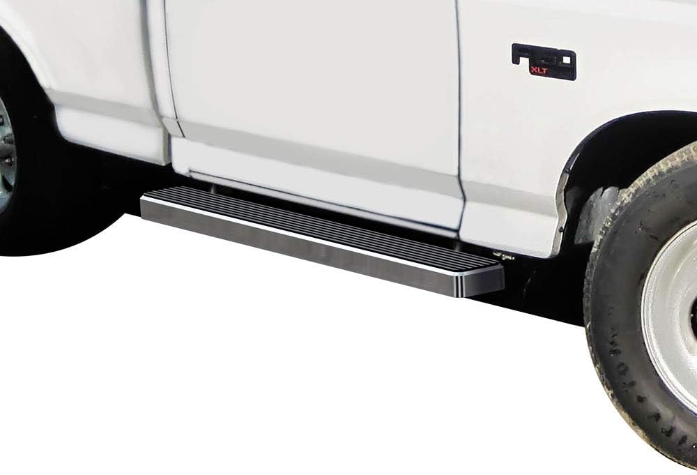 Black Powder Coated 6 inches Running Boards S831