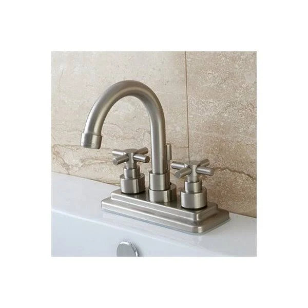 Polished Chrome Centerset Lavatory Faucet with Pop-Up B184