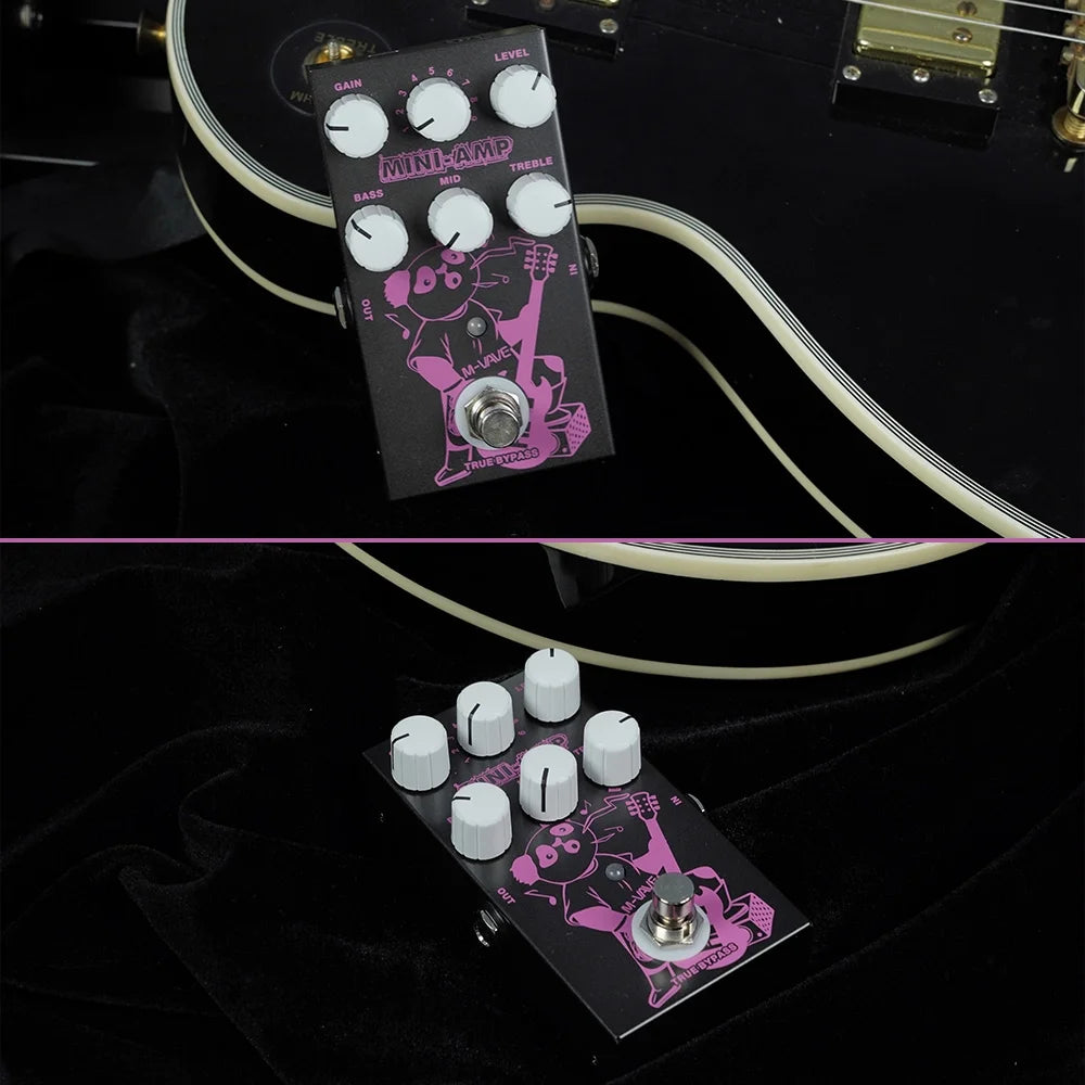 Electric Guitar Effects Pedal 9V Portable Multi Effects Pedal Metal Case R1091