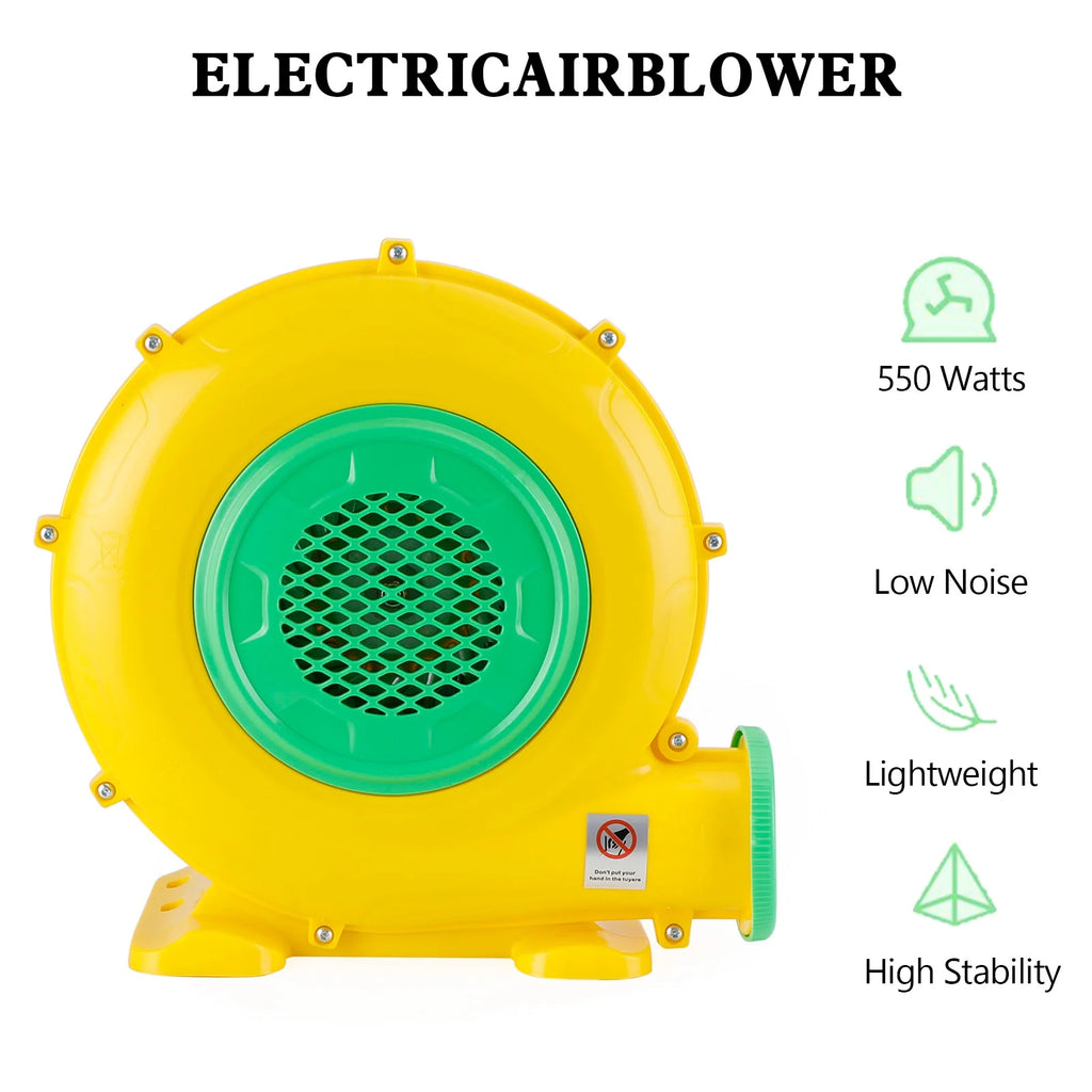550 Watt Inflatable Bounce House Water Slide Air Pump Blower Fan M28340