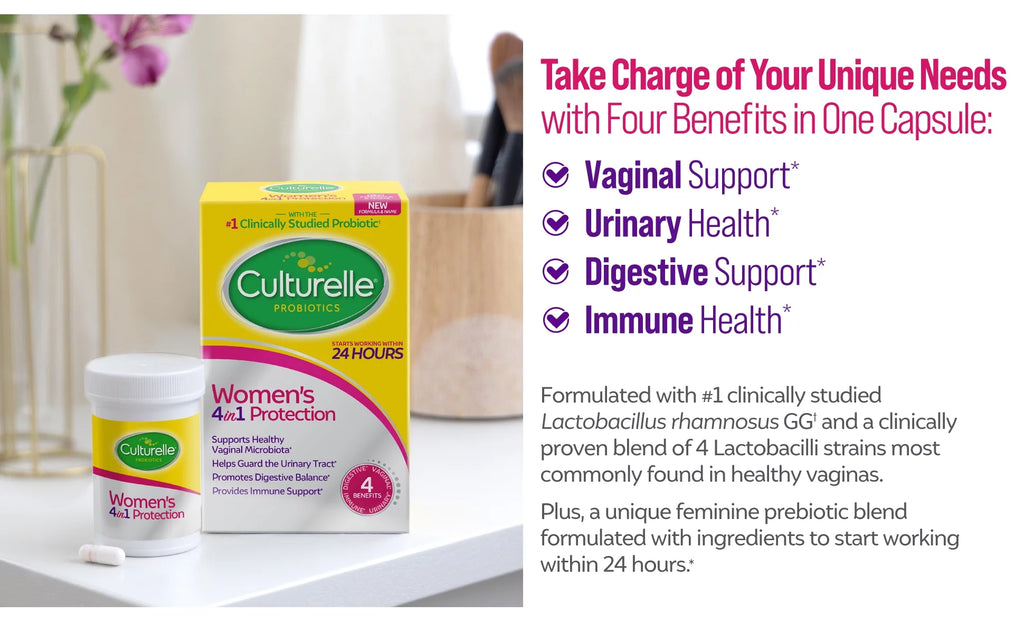 Women’s 4-in-1 Daily Probiotic Supplements 30 count P666