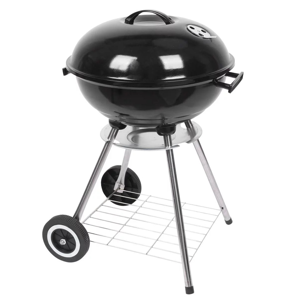 Portable Steel Charcoal Grill Black R618