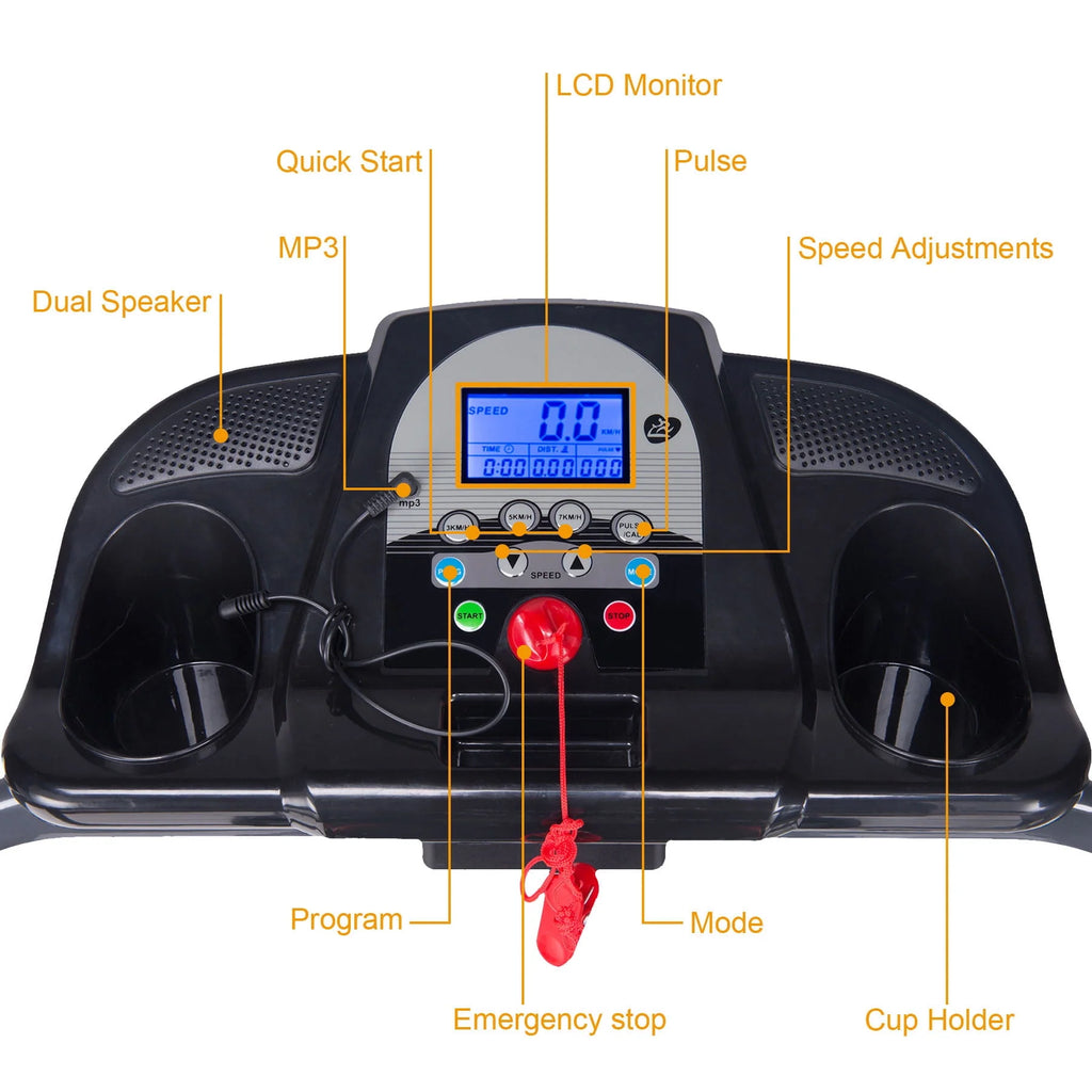 Foldable Incline Motorized Treadmill T649