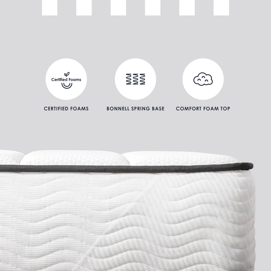 8" Bonnell Spring Mattress with Comfort Foam Top, Full T319