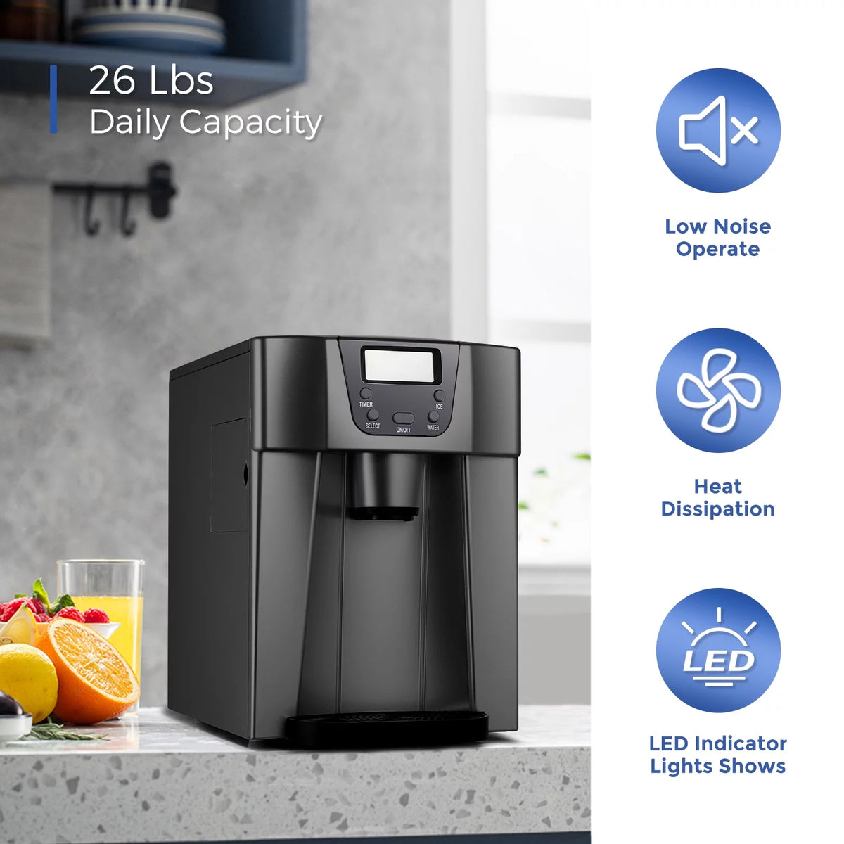 Countertop Ice Maker with Water Dispenser E49057