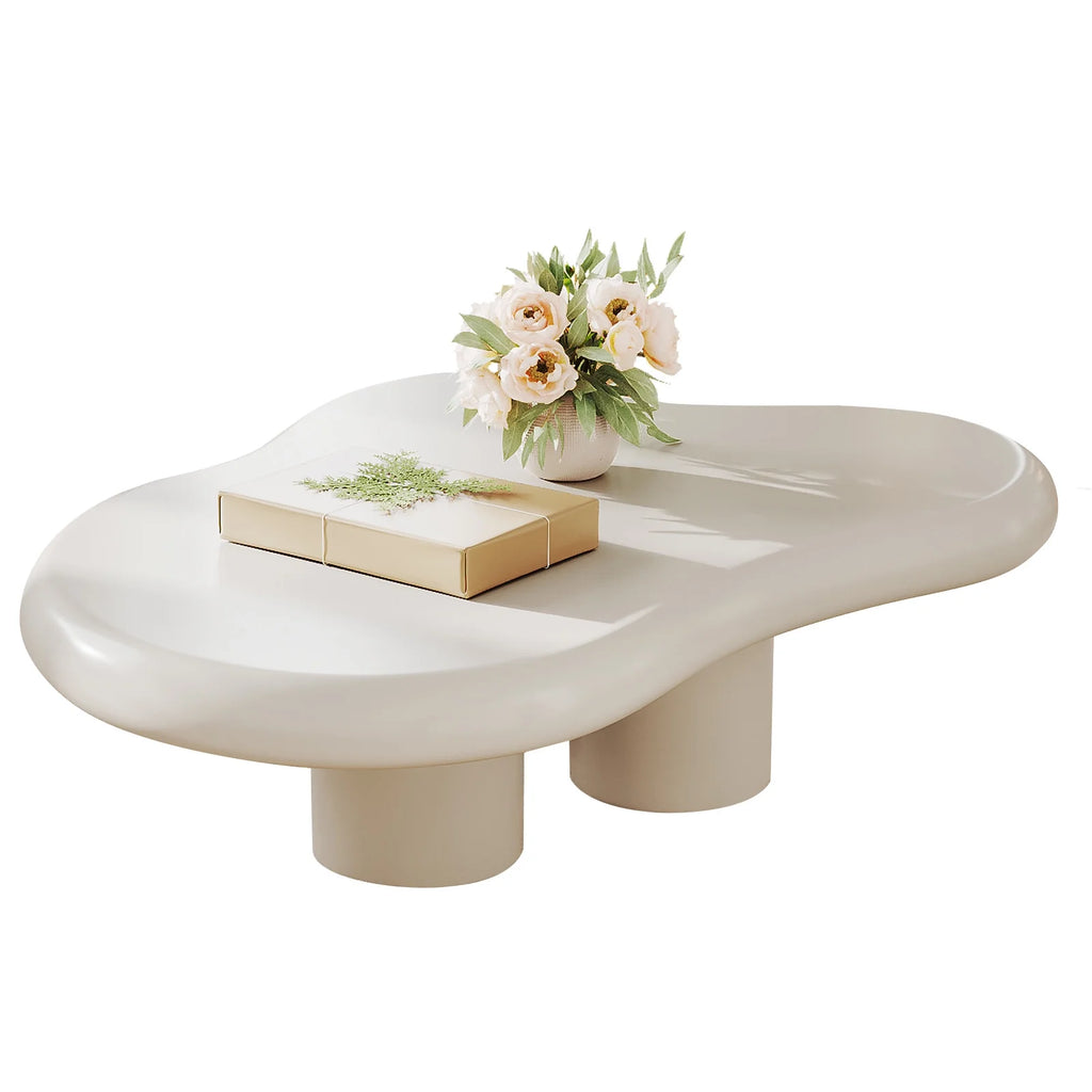 White Wood Coffee Table Q34144