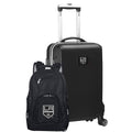 Black 2-Piece Backpack and Carry on Set J4126