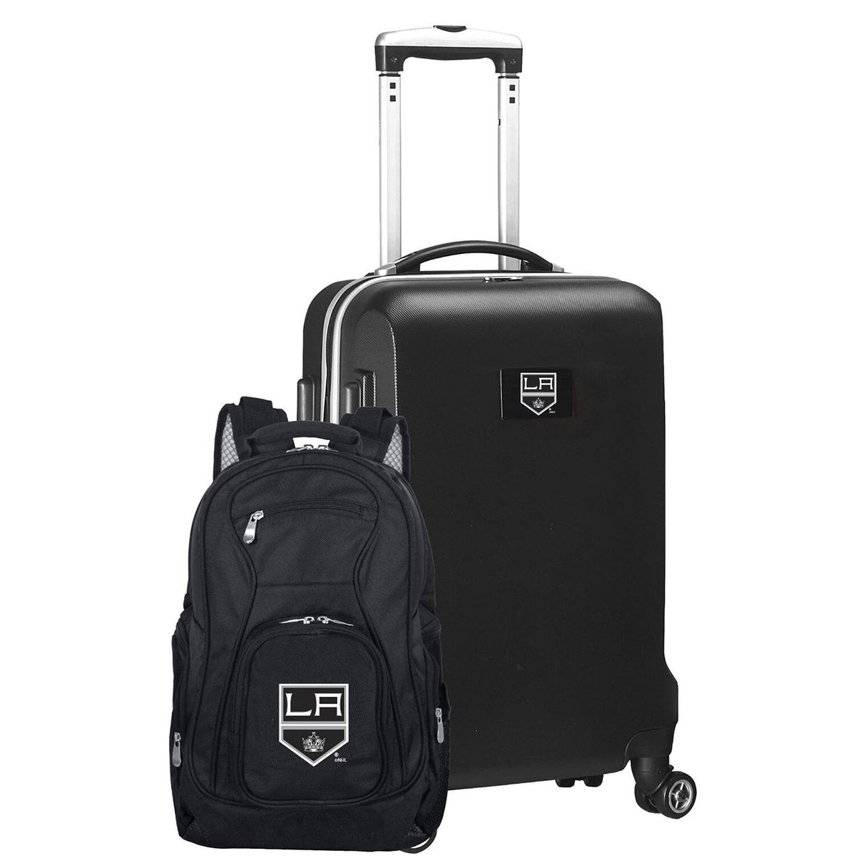 Black 2-Piece Backpack and Carry on Set J4126