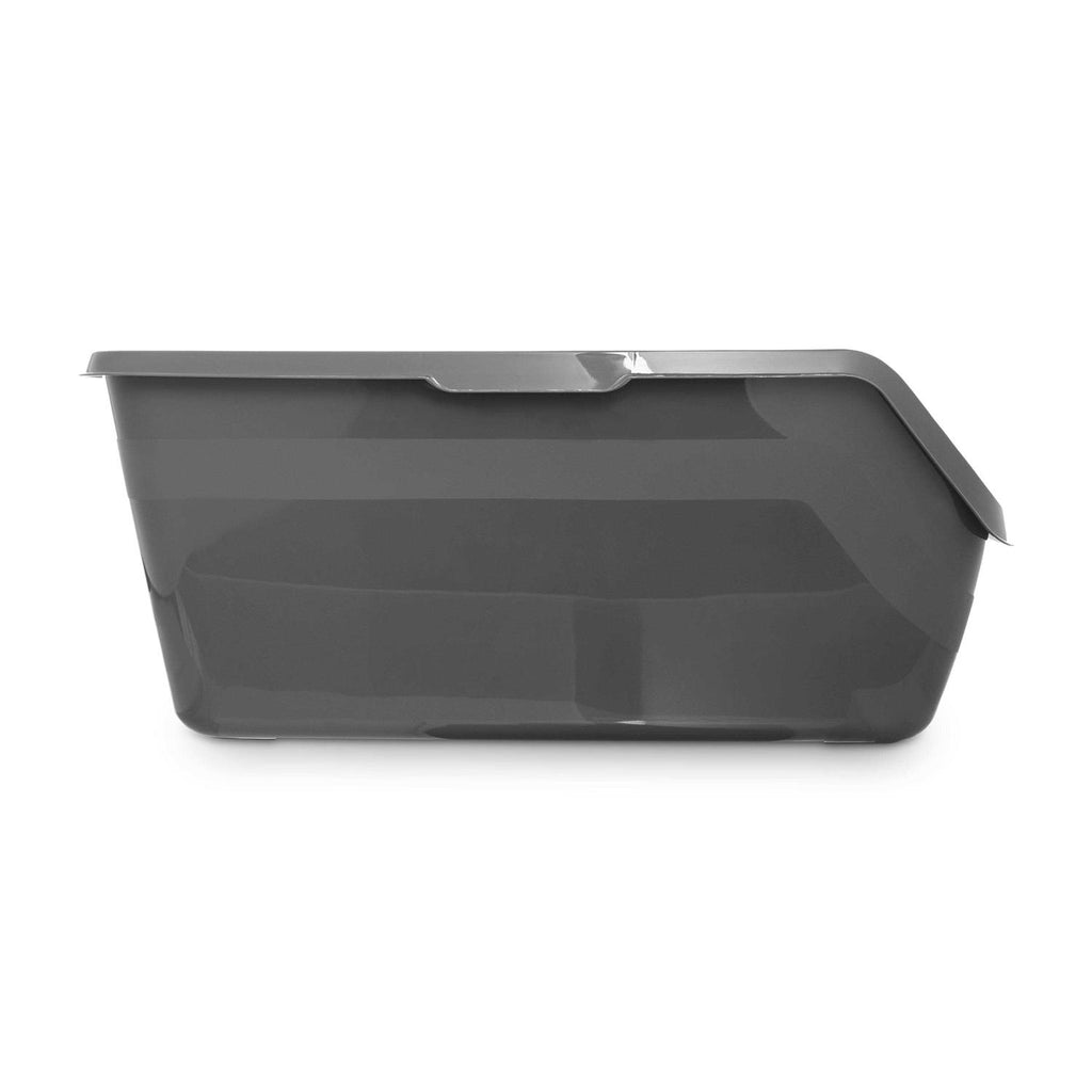 Charcoal High-Back Cat Litter Box H800190