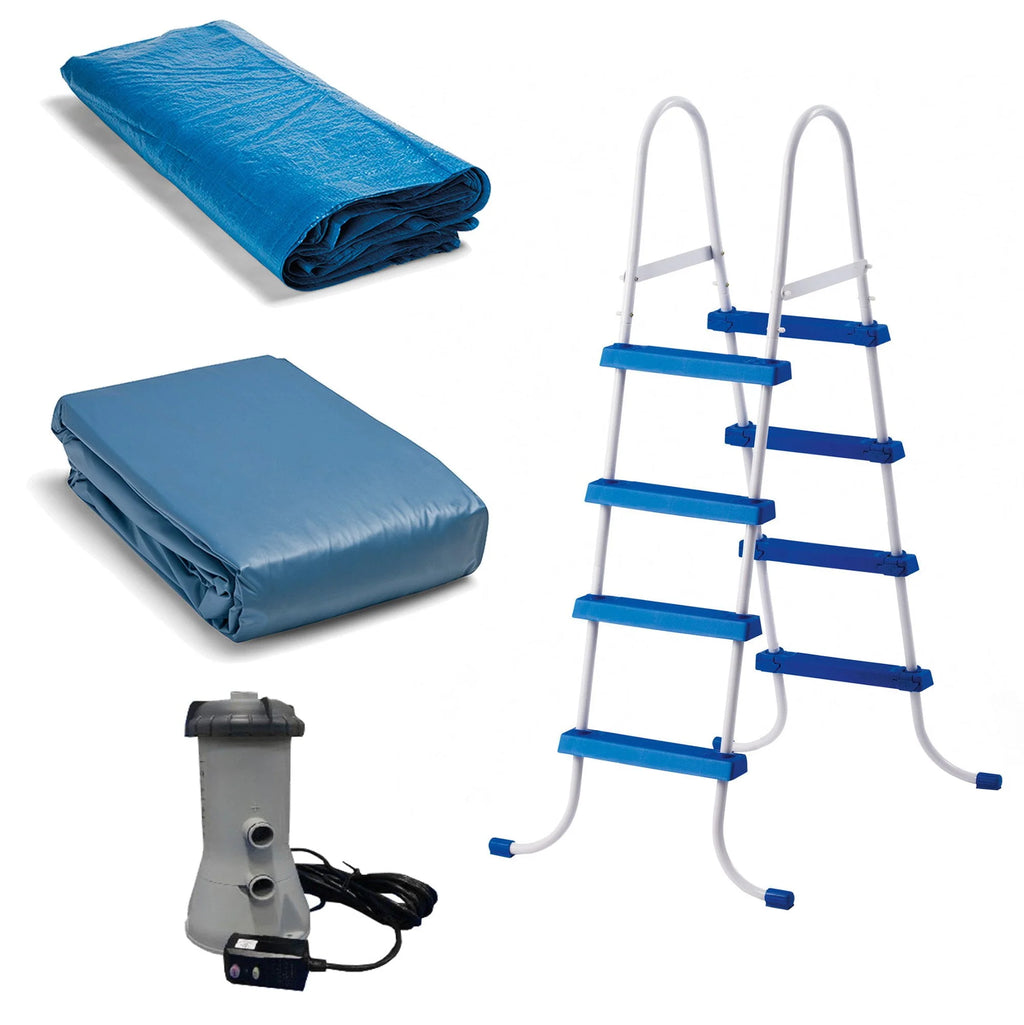 15 x 48 Inflatable Pool with Ladder and Pump A19560