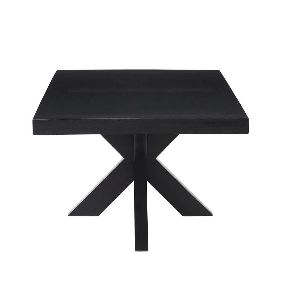 Ebony Finish Wood Pedestal Cocktail Table C979826