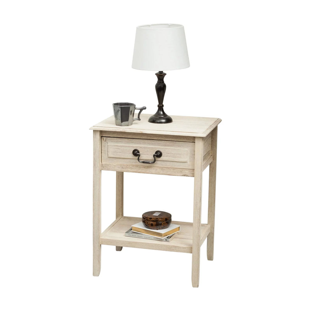 Single Drawer Rectangular Accent End Table M2897