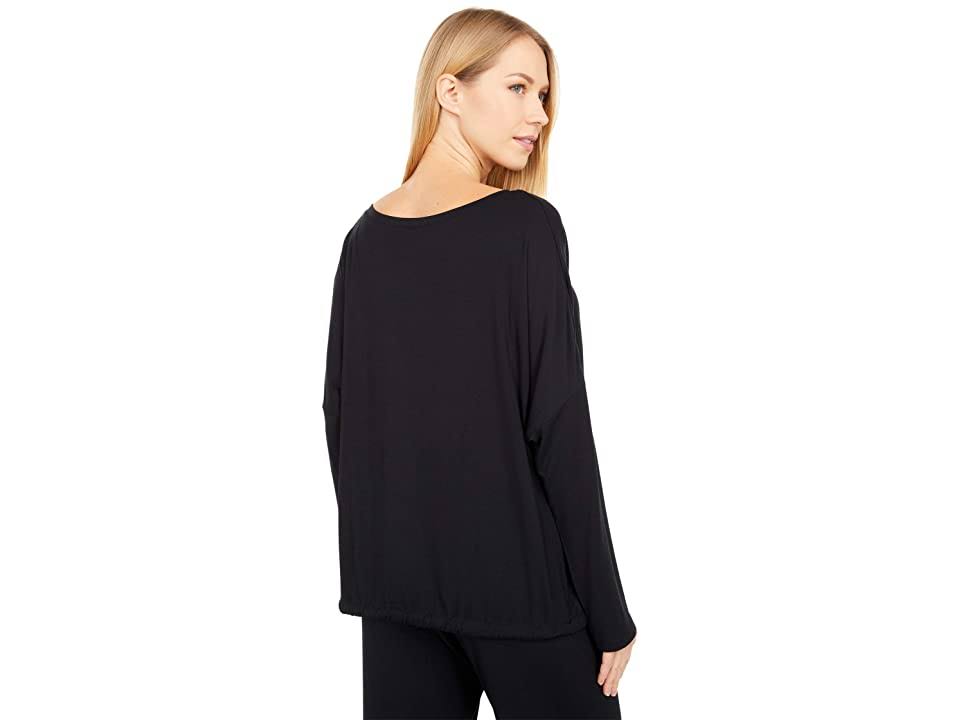 Black/Ivory Modal Slouchy PJ Set L90614