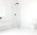 Frameless Fixed Glass Panel Oil Rubbed Bronze X22638