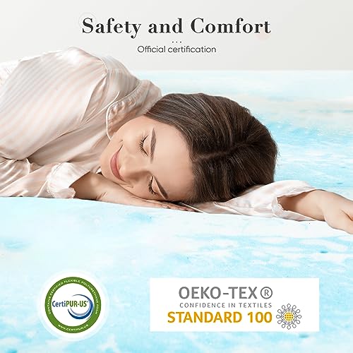 3 Inch Gel Infused Memory Foam Mattress Topper Full L73462