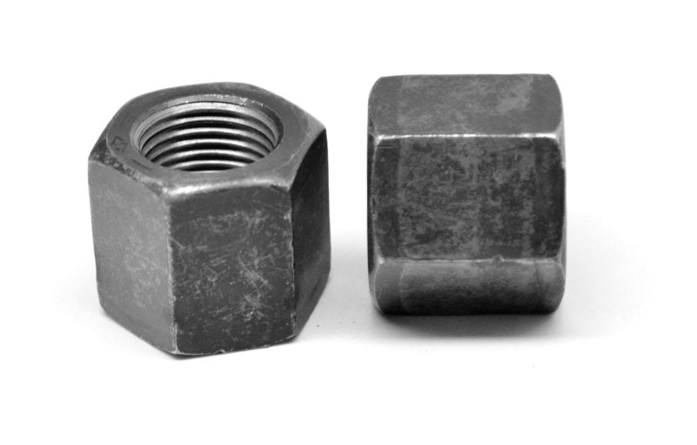 1 1/8x22-12 Fine Thread Grade 8 High Hex Nut Black Oxide B699358