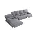 Fabric Electric Recliner Sectional Sofa V7270