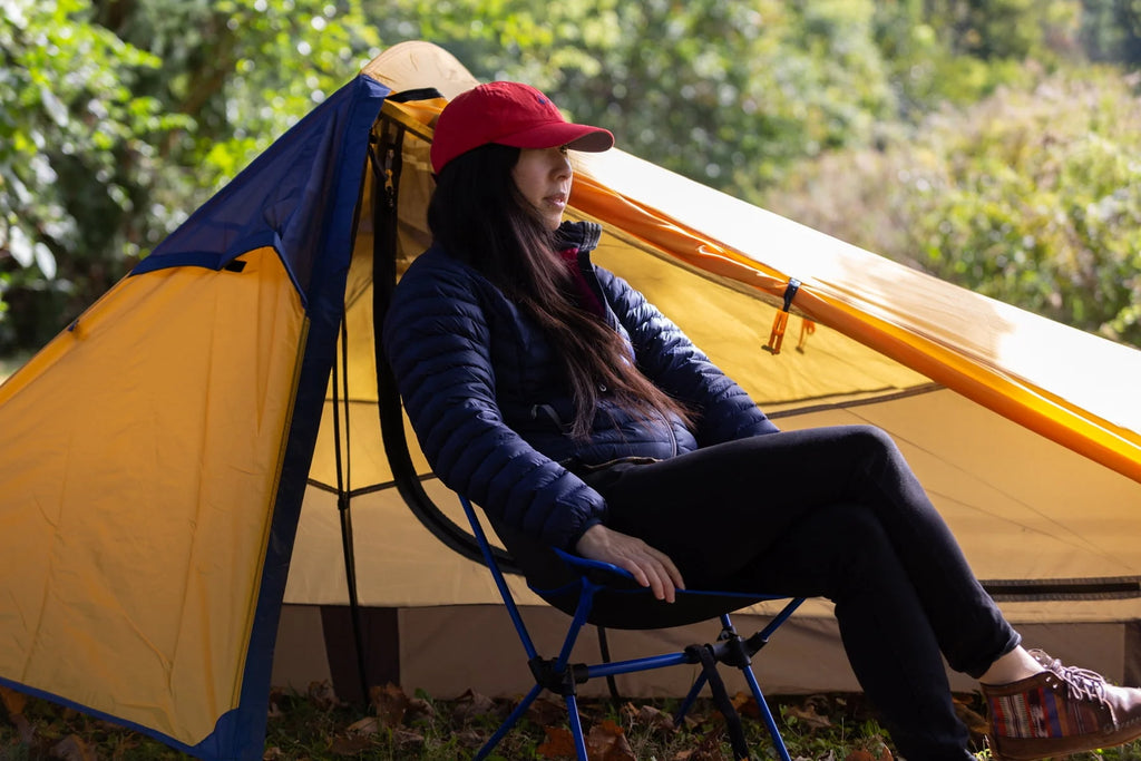 Black Backpacking Camping Chair Z18987