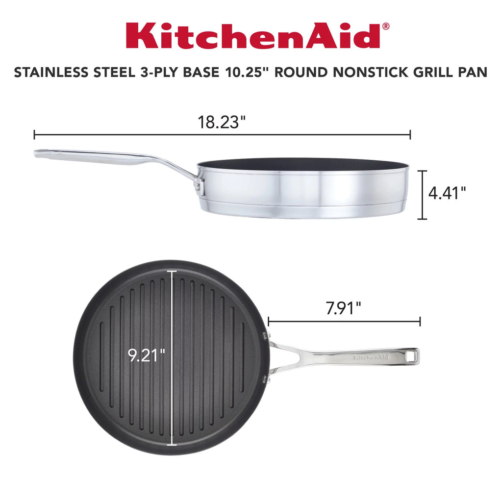 Stainless Steel Nonstick Induction Grill Pan S5037