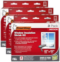 Clear Indoor Shrink Window Kit 42 62-Inch 9-Pack K910912