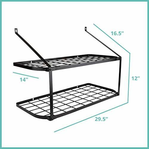 Heavy Duty Wall Mounted Pot and Pan Rack Organizer S655553