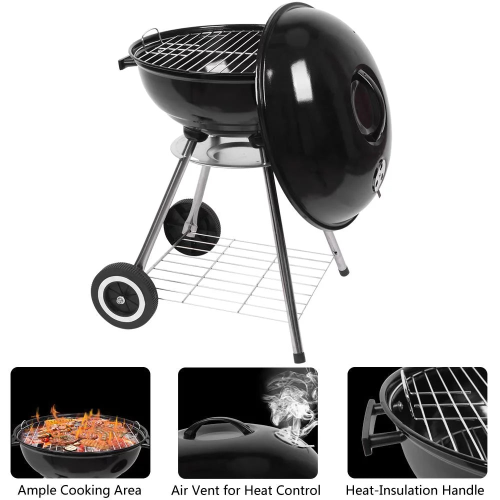 Round Charcoal Stove BBQ Grill B965044