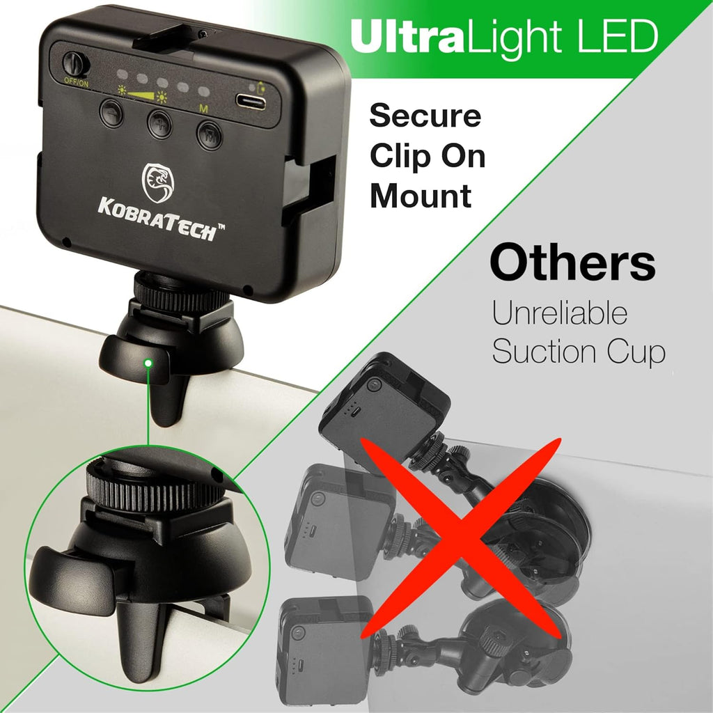 Ultralight LED Video Light Clip On Webcam Light Pack of 2 W715379