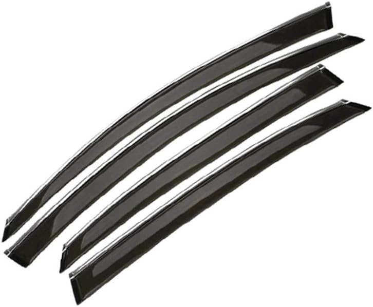 Smoke Side Window Deflectors Tape-On Visors P272