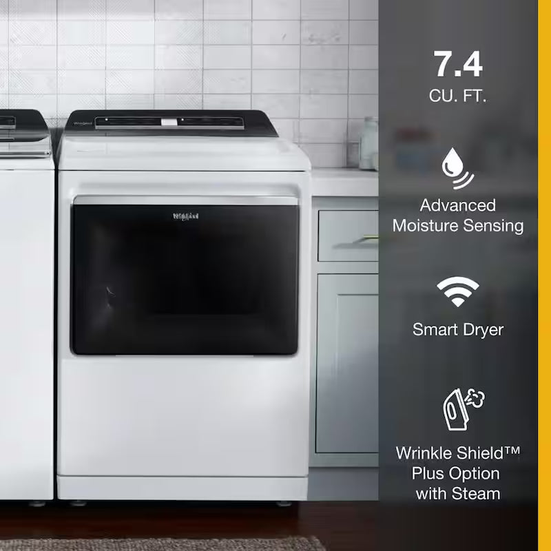 White Gas Dryer with Steam P7028