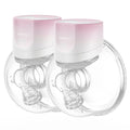 Pink Pro Hands Free Wearable Electric Breast Pump 24mm 2 Pack R935