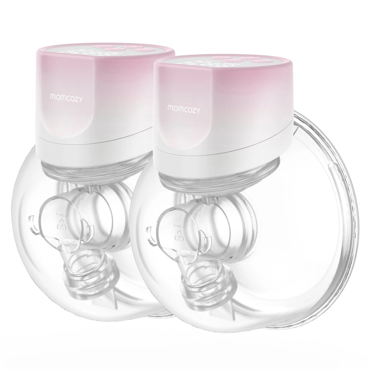 Pink Pro Hands Free Wearable Electric Breast Pump 24mm 2 Pack R935