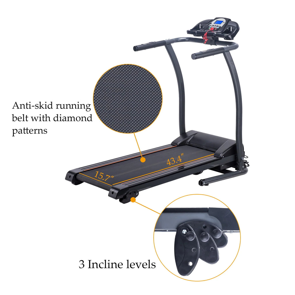 Foldable Incline Motorized Treadmill T649