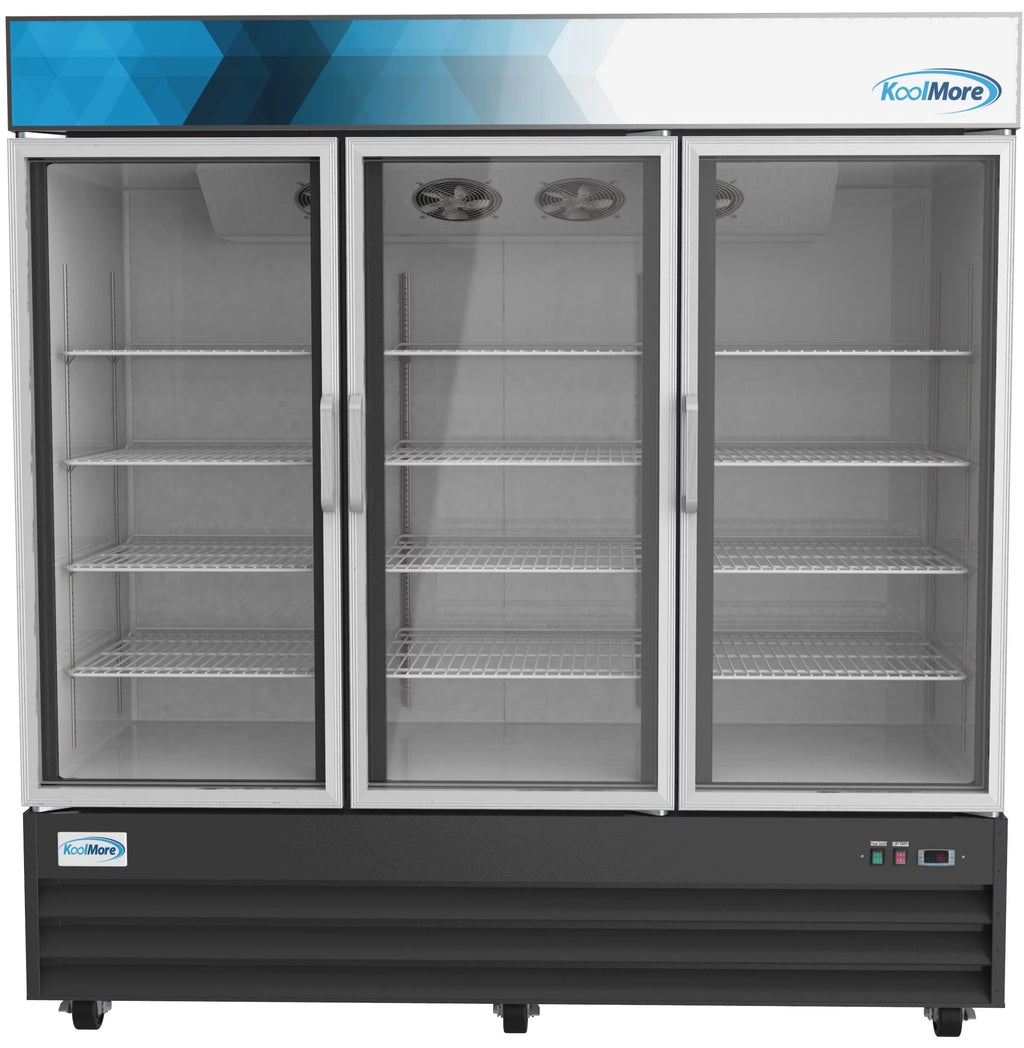 78 in. Three Glass-Door Merchandiser Refrigerator D544