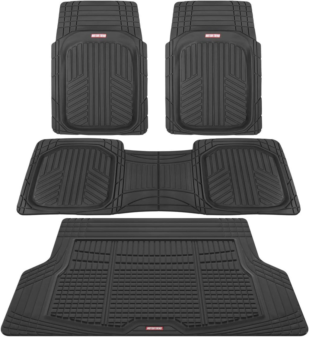 Gray DeepDish Front & Rear Mats with Trunk Cargo Liner Combo Set T6860