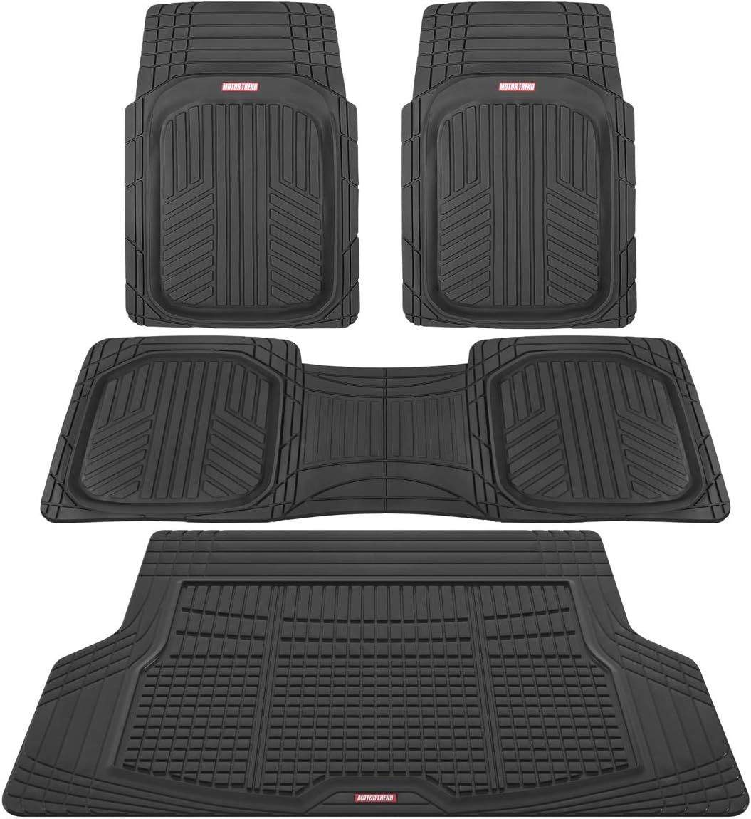 Gray DeepDish Front & Rear Mats with Trunk Cargo Liner Combo Set T6860