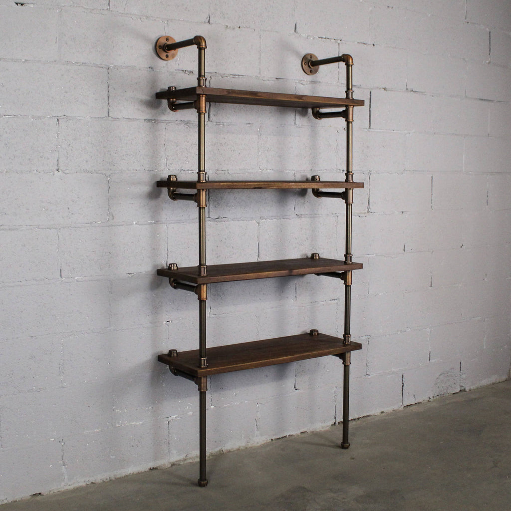 Rustic Bronze Etagere Bookcase Display A262652