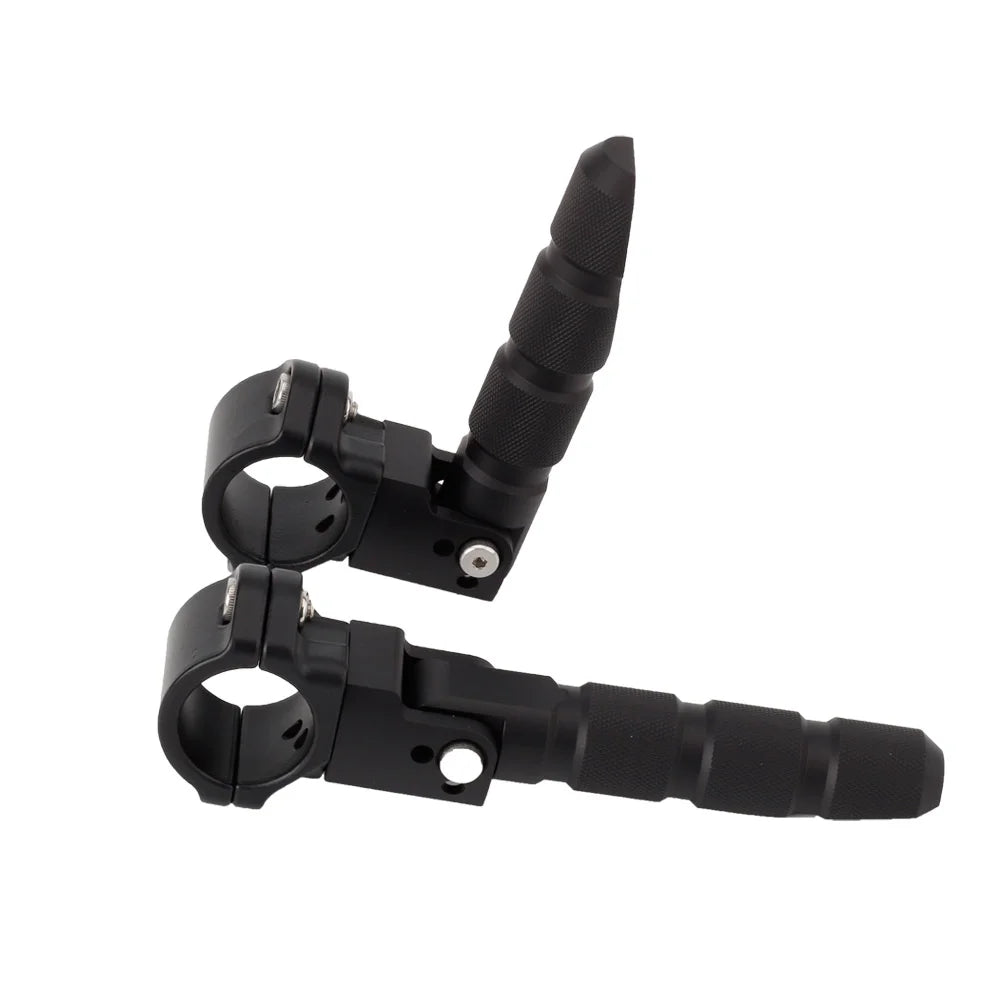 Universal Motorcycle 360 Rotatable Highway Crash Bar Foot Pegs W28103