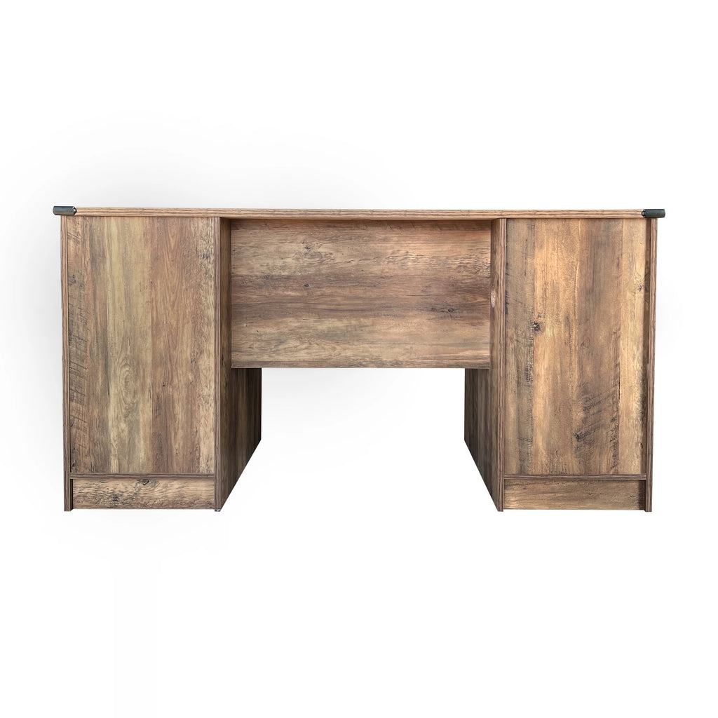 Oak Particle Board and Wood Desk B111866